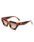 Retro Square Chunky Cat Eye Fashion Sunglasses