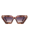 Retro Square Chunky Cat Eye Fashion Sunglasses