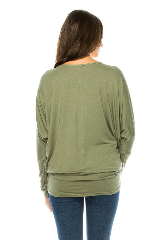 Women&#39;s Long Sleeve Round Neck TOP