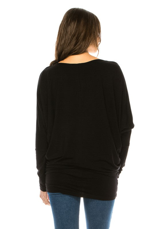 Women&#39;s Long Sleeve Round Neck TOP