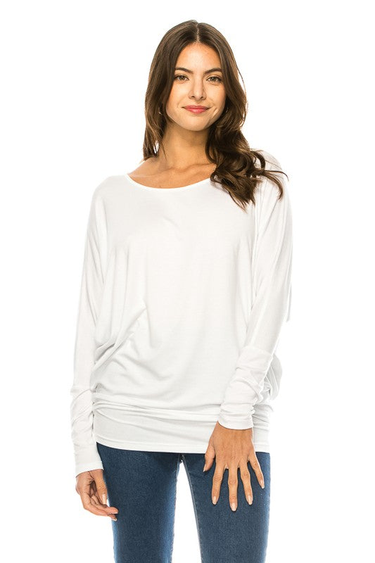 Women&#39;s Long Sleeve Round Neck TOP