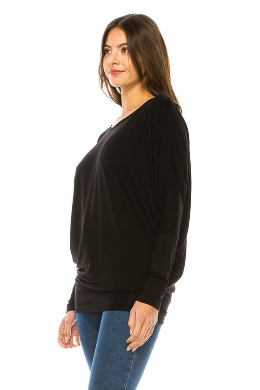 Women&#39;s Long Sleeve Round Neck TOP