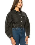 Women's Washed Denim Jacket