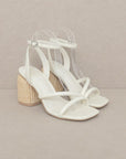 Oasis Society Alaia - Strappy Raffia Heel Sandal