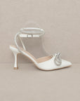 Oasis Society Chelsea - Bow Front Kitten Heel