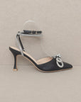 Oasis Society Chelsea - Bow Front Kitten Heel