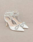 Oasis Society Chelsea - Bow Front Kitten Heel