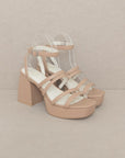 OASIS SOCIETY Talia - Strappy platform heel