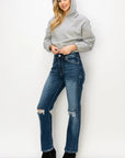 Artemis Vintage |Ariel High Rise Stretch Distressed Straight