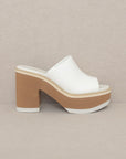 Oasis Society Maren - Layered Platform Heel Slides