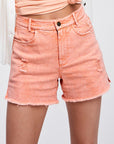 La Miel Casual Washed Denim Shorts with Pockets