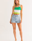 Le Lis Stripe Knit Tank