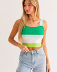 Le Lis Stripe Knit Tank