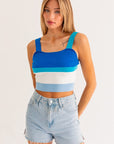 Le Lis Stripe Knit Tank