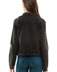 Spandex  Ladies  Casual Denim Jacket - Online Only