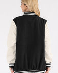 Boyfriend OverSize Letteman Jacket