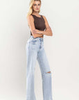 VERVET by Flying Monkey 90's Vintage Super High-Rise Flare Jeans