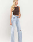 VERVET by Flying Monkey 90's Vintage Super High-Rise Flare Jeans