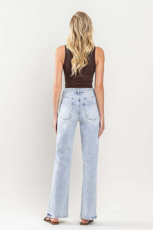 VERVET by Flying Monkey 90&#39;s Vintage Super High-Rise Flare Jeans