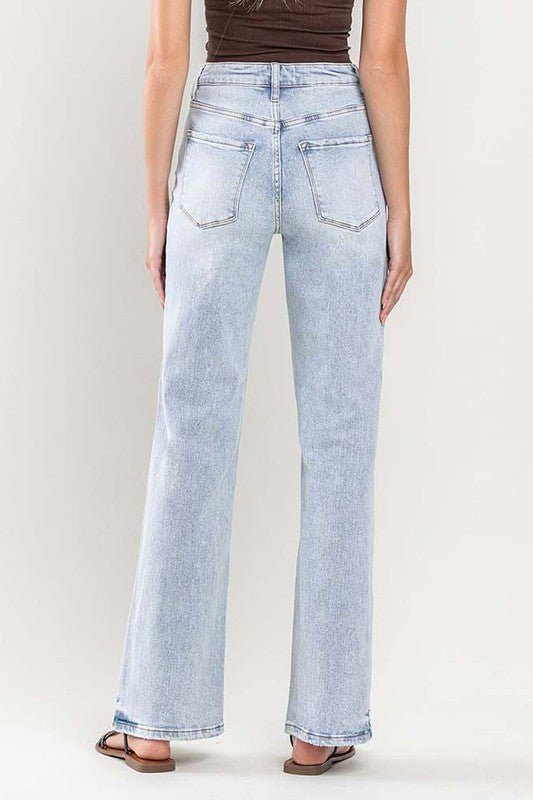 VERVET by Flying Monkey 90&#39;s Vintage Super High-Rise Flare Jeans