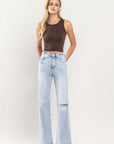 VERVET by Flying Monkey 90's Vintage Super High-Rise Flare Jeans