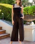 Smocked Bodice Jumpsuit-2 Color