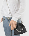 Metallic Crossbody Swing Bag