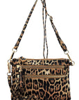 Leopard Clutch & Cross Body Bag