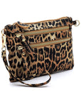 Leopard Clutch & Cross Body Bag