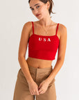 Le Lis USA Knit Tank - Online Only
