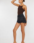 Kan Can High Rise Denim Shorts - Online Only