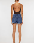 Kan Can USA High Rise Mom Shorts - Online Only