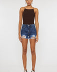 Kan Can USA High Rise Mom Shorts - Online Only