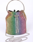 Oversize Rhinestone Iconic Bucket Bag