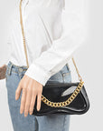 Vegan Patent Leather Iconic Crossbody Bag