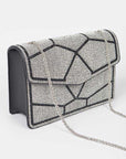 Rhinestone Iconic Crossbody Shoulder Bag