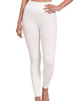 Zenana Ribbed Seamless High Waisted Leggings - Online Only