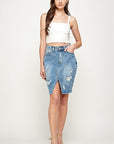 Ladies Denim Skirt - Online Only