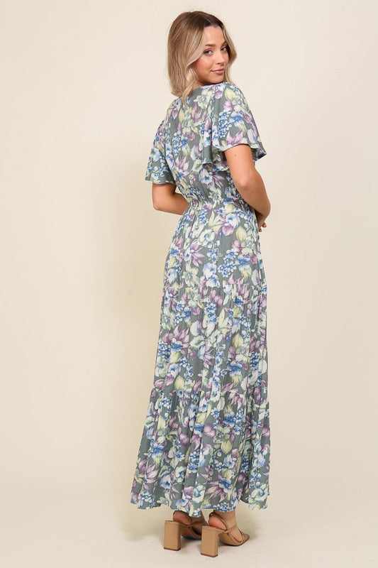 Arya Floral Maxi Dress - Online Only