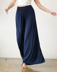 Fabina Smock Elastic Waist Maxi Palazzo Pant