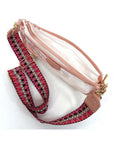 See Thru Clear 2-in-1 Crossbody Bag with Guitar Strap