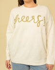 Gilli Plus Size Cheers Pullover Sweater