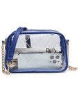 See Thru Net Pattern Crossbody Bag