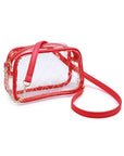 See Thru Net Pattern Crossbody Bag