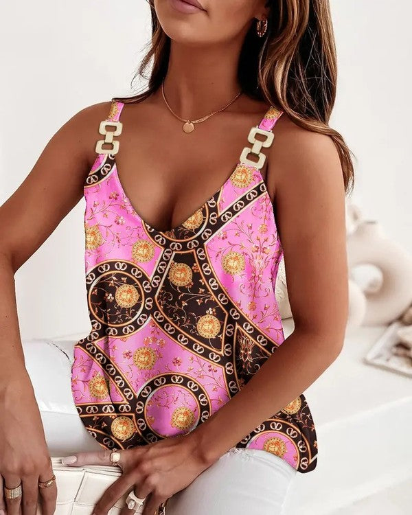 Womens Printed Tank TOP