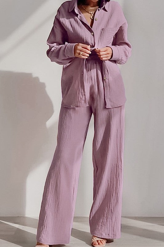Two piece pants set