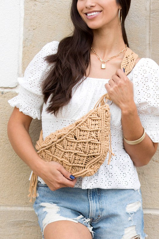 Macrame Sling Bag - Online Only