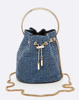 Oversize Rhinestone Iconic Bucket Bag