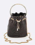 Oversize Rhinestone Iconic Bucket Bag