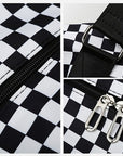 Checker Weekend Travel Luggage Tote Bag Check